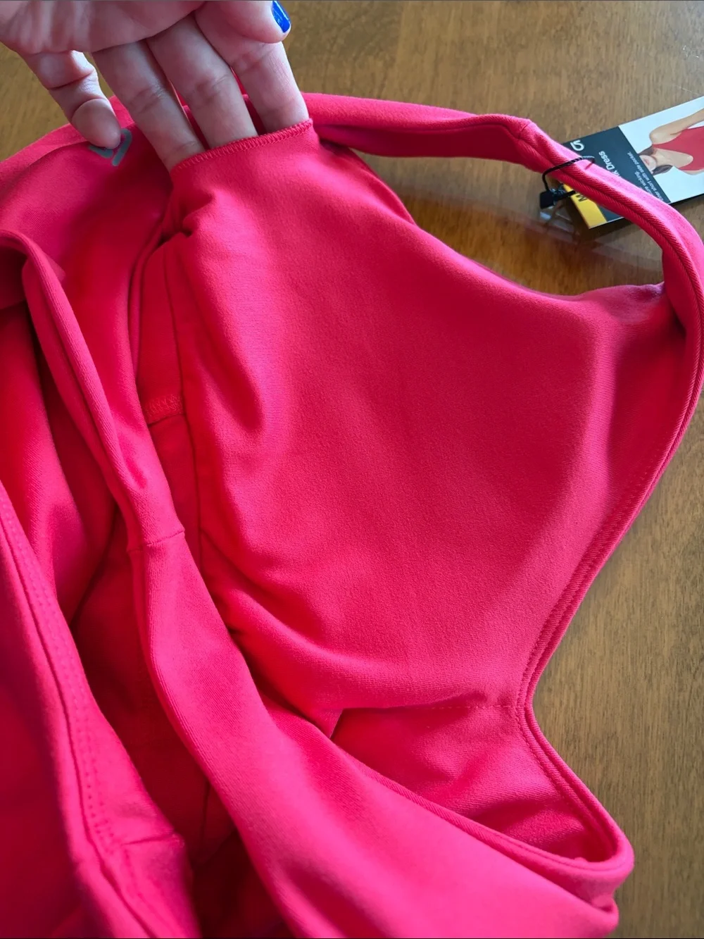 GAP Bright Red V-Neck Sleeveless Mini Dress - Picture 10 of 10